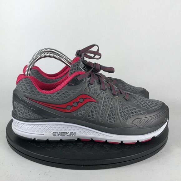 Saucony Echelon 6 Gray/Pink Athletic Running Shoes S10384-1 Women’s Size 8 - Picture 4 of 12